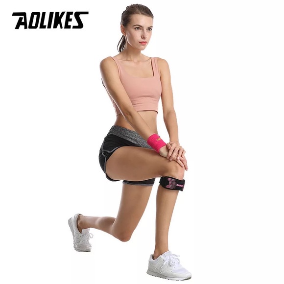 AOLIKES-Adjustable knee pad to relieve pain, kneecap and knee stabilizer support - Picture 4 of 4